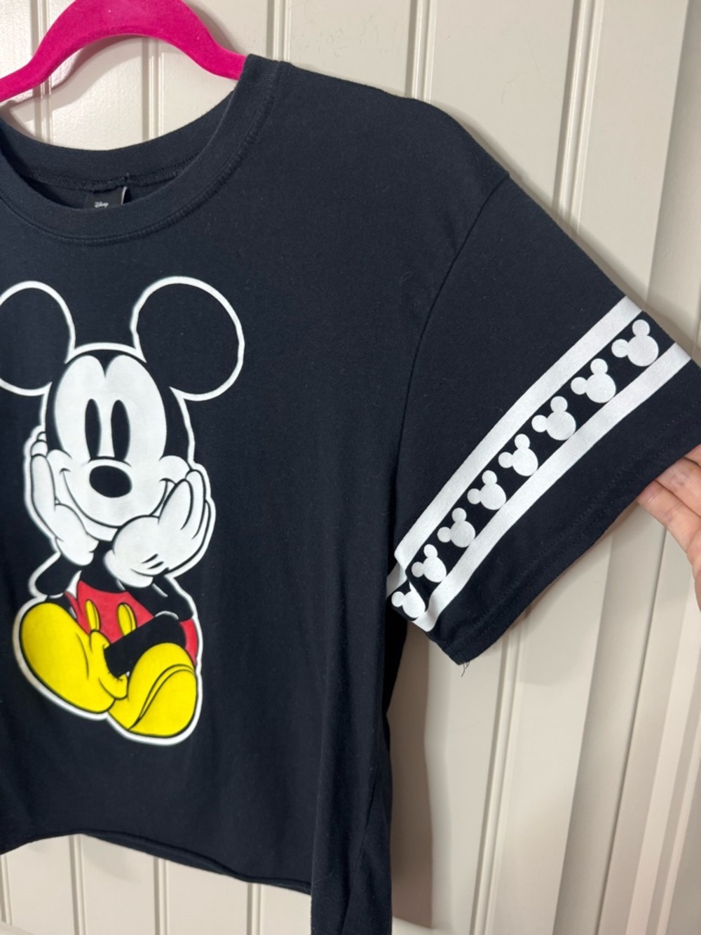 3/for $15 🍒DISNEY’s Mickey Black Short Sleeve Character Tee (Womens X-Large) - Picture 5 of 9